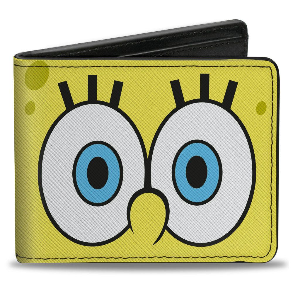 Bi-Fold Wallet - SpongeBob SquarePants Eyes CLOSE-UP Yellow