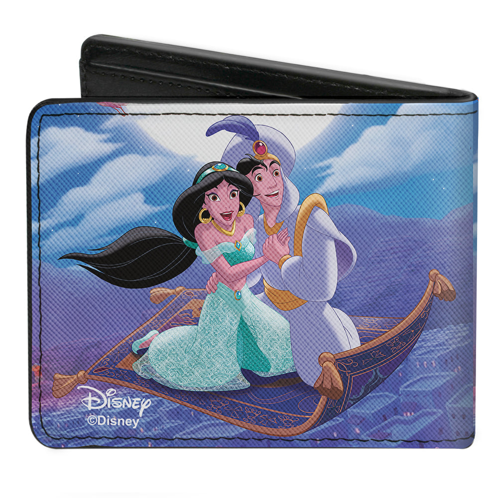 Bi-Fold Wallet - Classic Aladdin &amp; Jasmine Magic Carpet Ride Scene