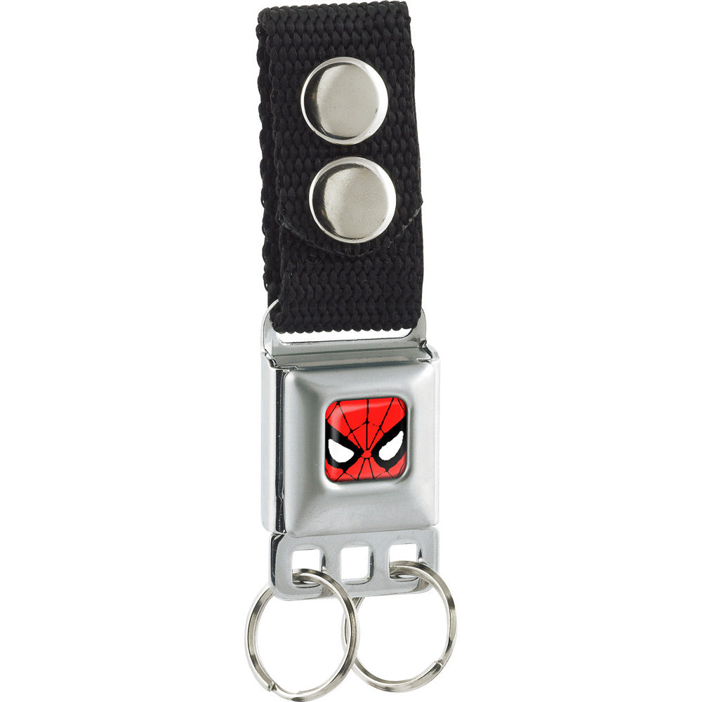 MARVEL COMICS Keychain - Spider-Man Face CLOSE-UP Full Color