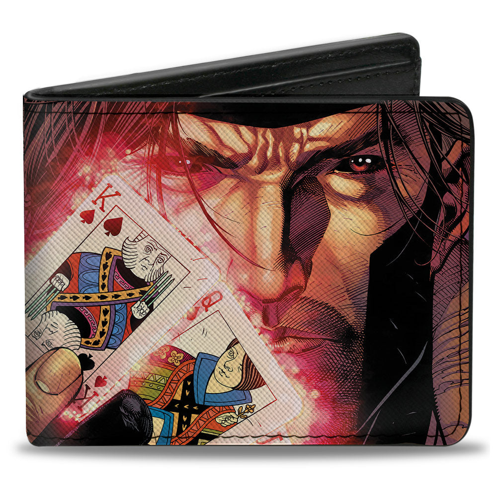 MARVEL X-MEN Bi-Fold Wallet - X-Men Gambit Cards Pose