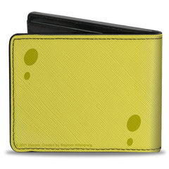 Bi-Fold Wallet - SpongeBob SquarePants Eyes CLOSE-UP Yellow