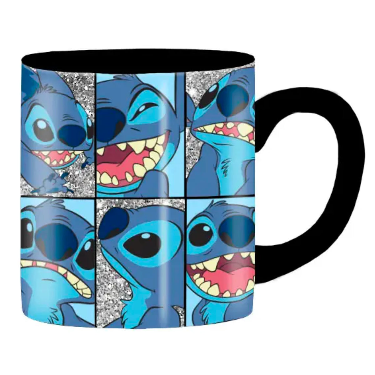 Lilo &amp; Stitch Grid Glitter 20oz Ceramic Mug