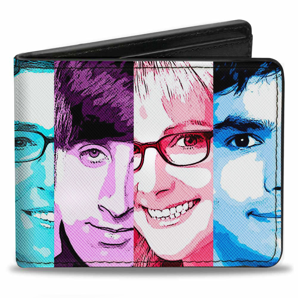 Bi-Fold Wallet - The Big Bang Theory Characters Panels Multi Color