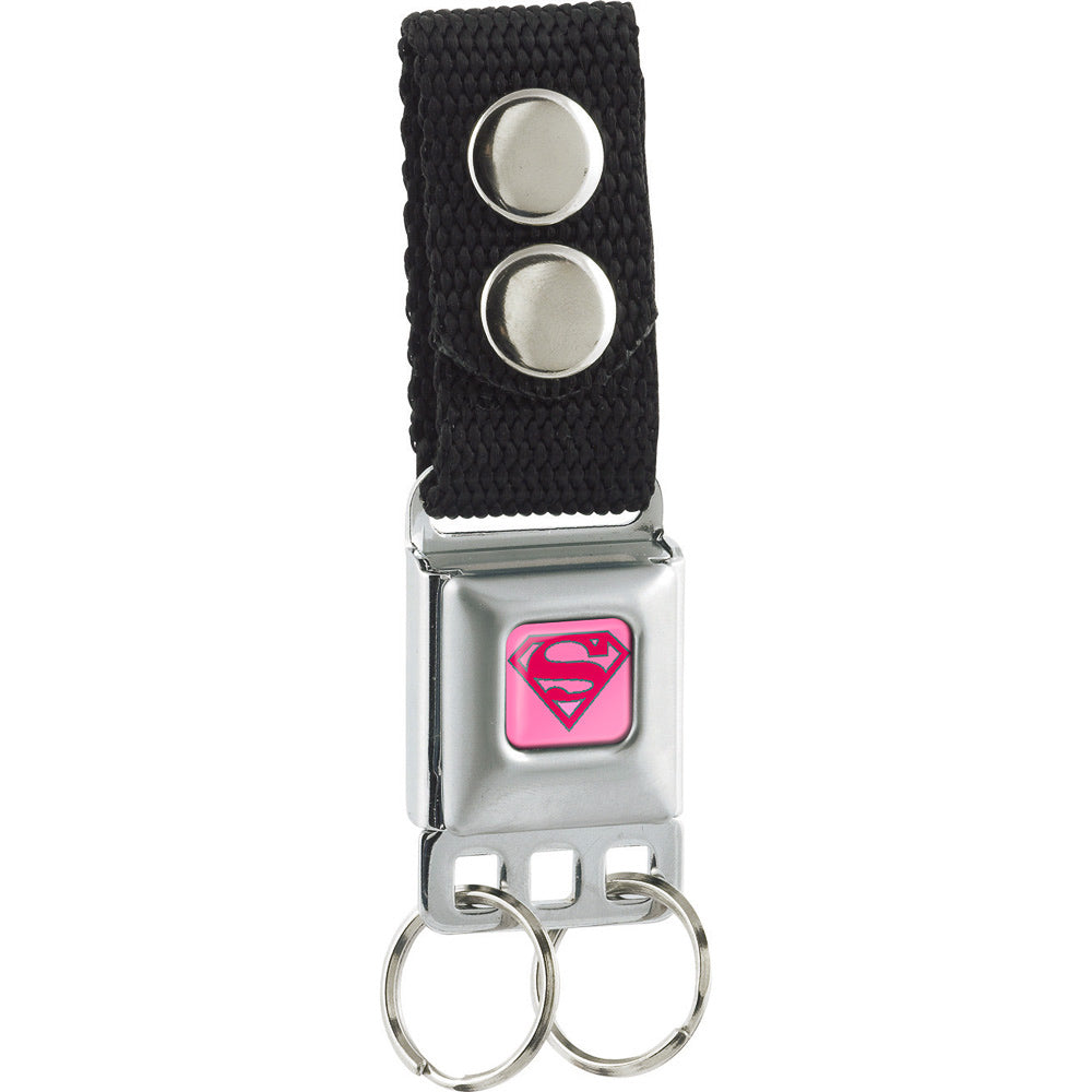 Keychain - Superman Full Color Pink