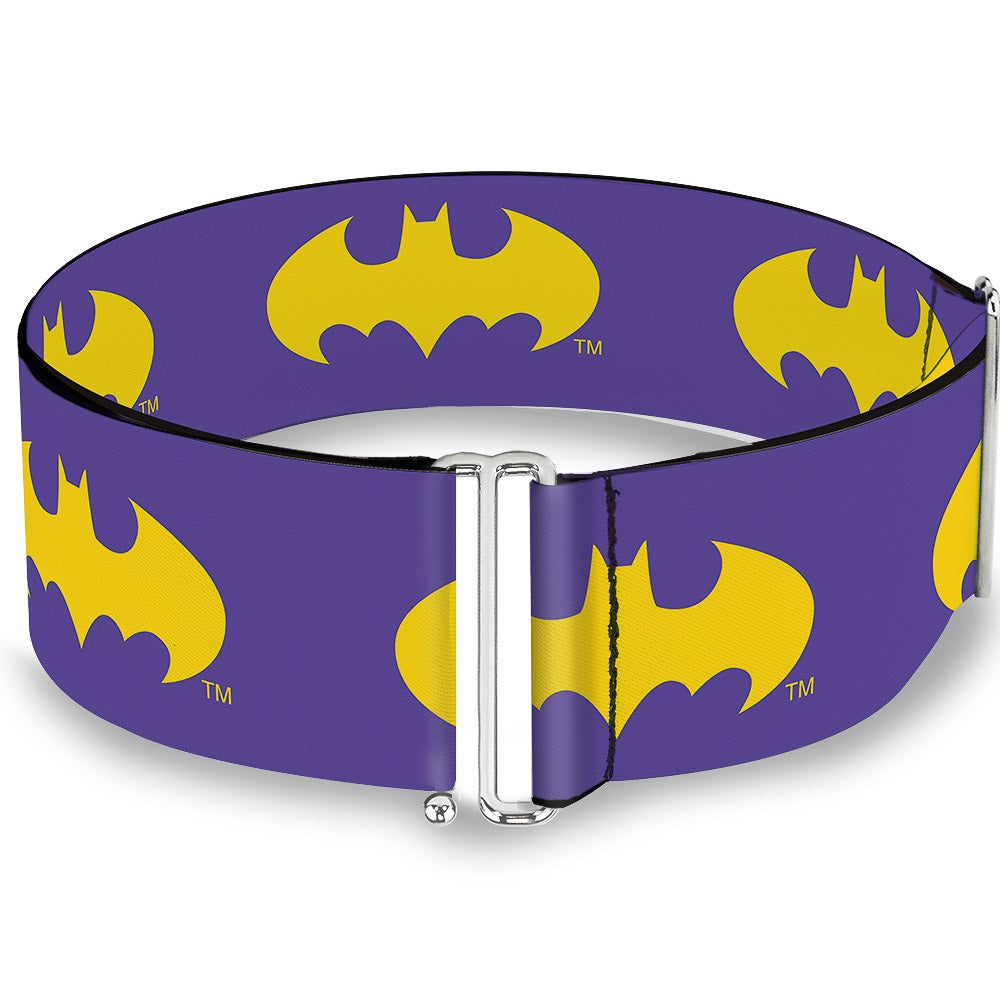 Cinch Waist Belt - Batman Signal Purple Yellow