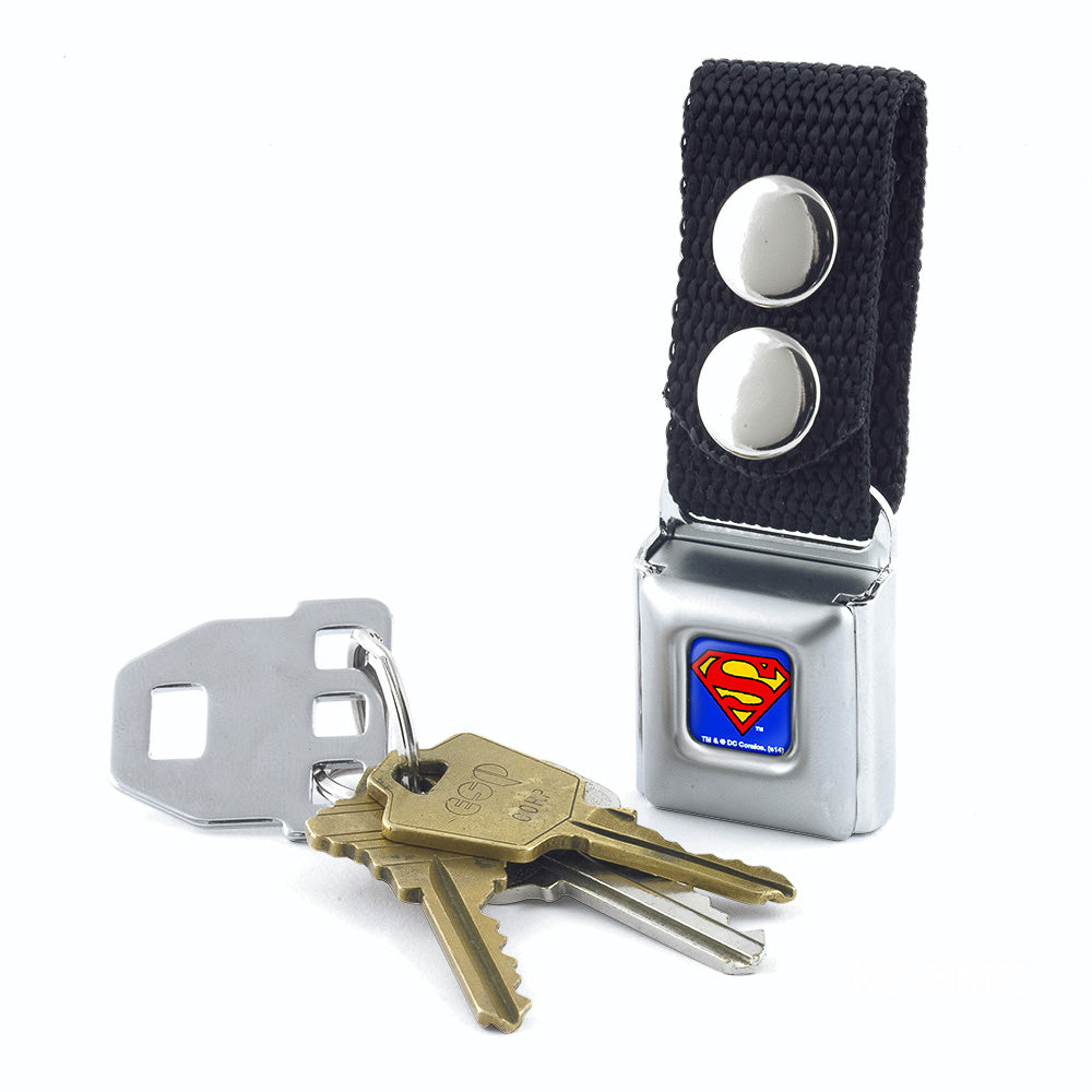 Keychain - Superman Full Color Blue
