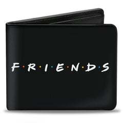 Bi-Fold Wallet - FRIENDS Logo Black White Multi Color