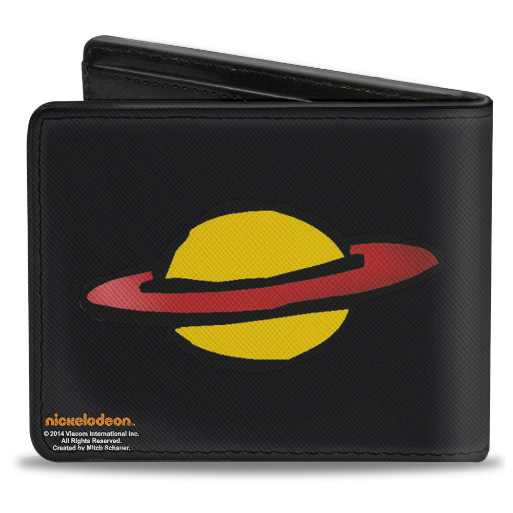 Bi-Fold Wallet - Chuckie Running Pose + Saturn Black