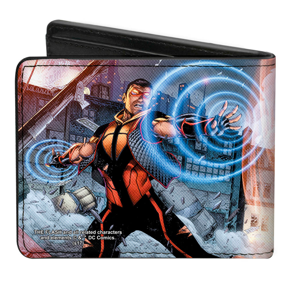 Bi-Fold Wallet - New 52 Vibe Issue #3 Vibe and Kid Flash Cover Pose