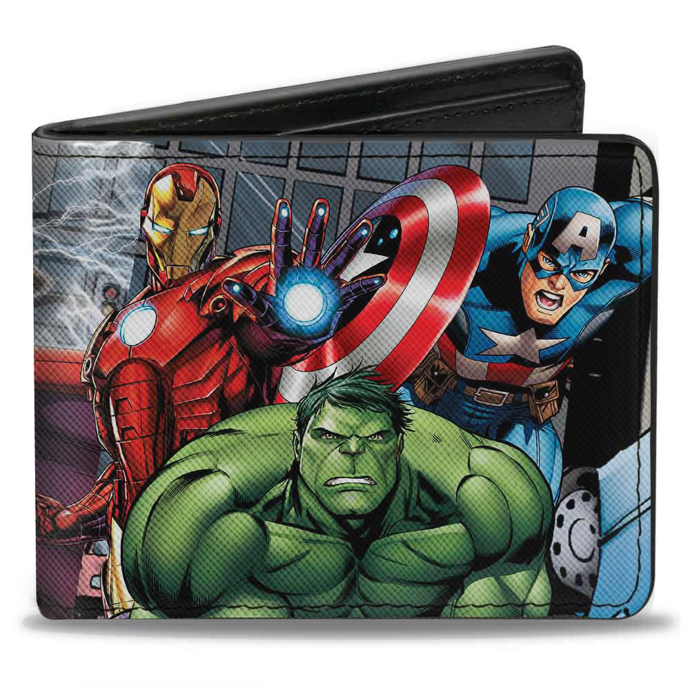 MARVEL AVENGERS Bi-Fold Wallet - Marvel Avengers Superhero Action Poses
