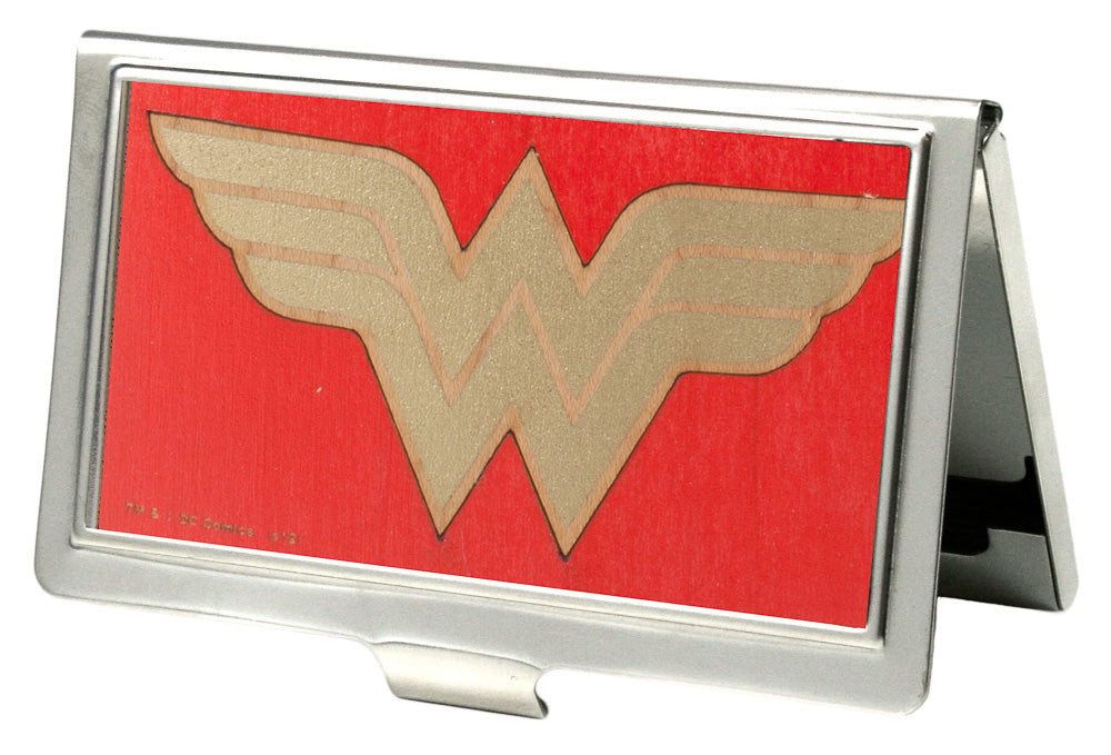 Business Card Holder - SMALL - Wonder Woman GW Red Gold