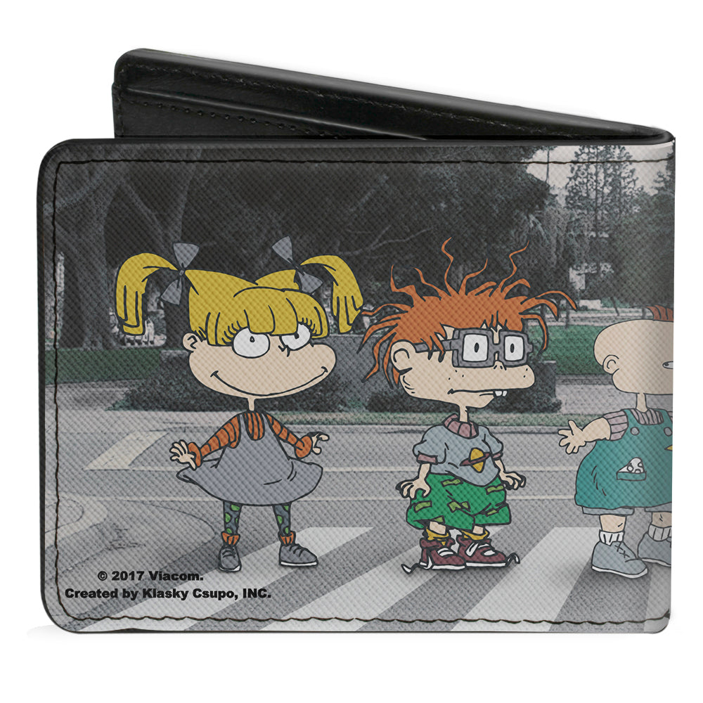 Bi-Fold Wallet - Rugrats 6-Character Road Crossing Scene