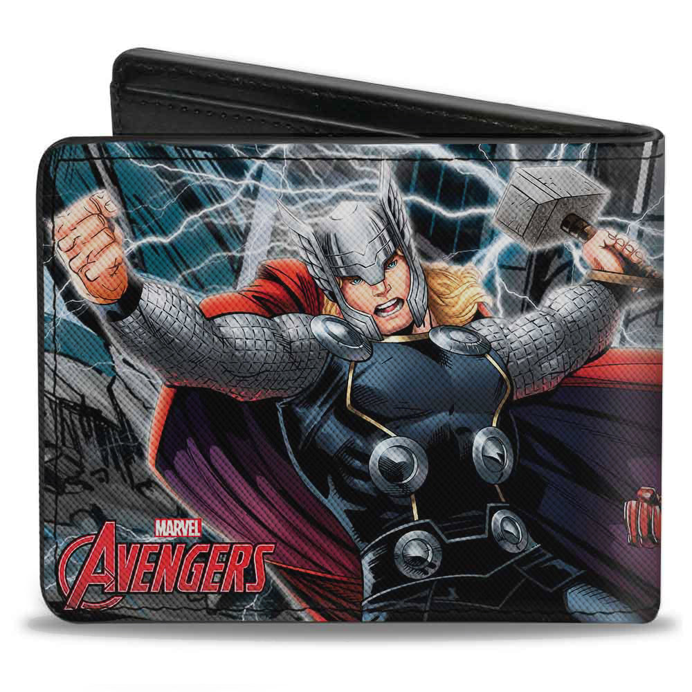 MARVEL AVENGERS Bi-Fold Wallet - Marvel Avengers Superhero Action Poses