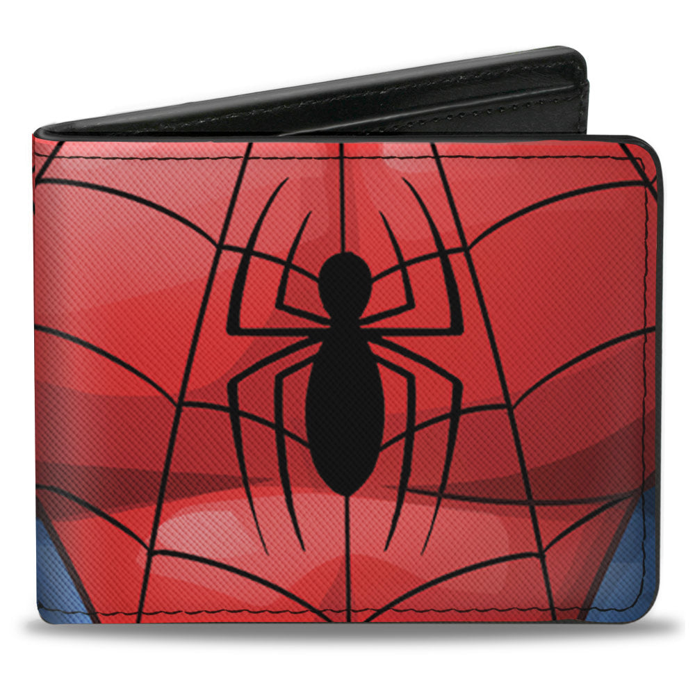 Bi-Fold Wallet - Spider-Man Evergreen Chest Spider Blue Red Black