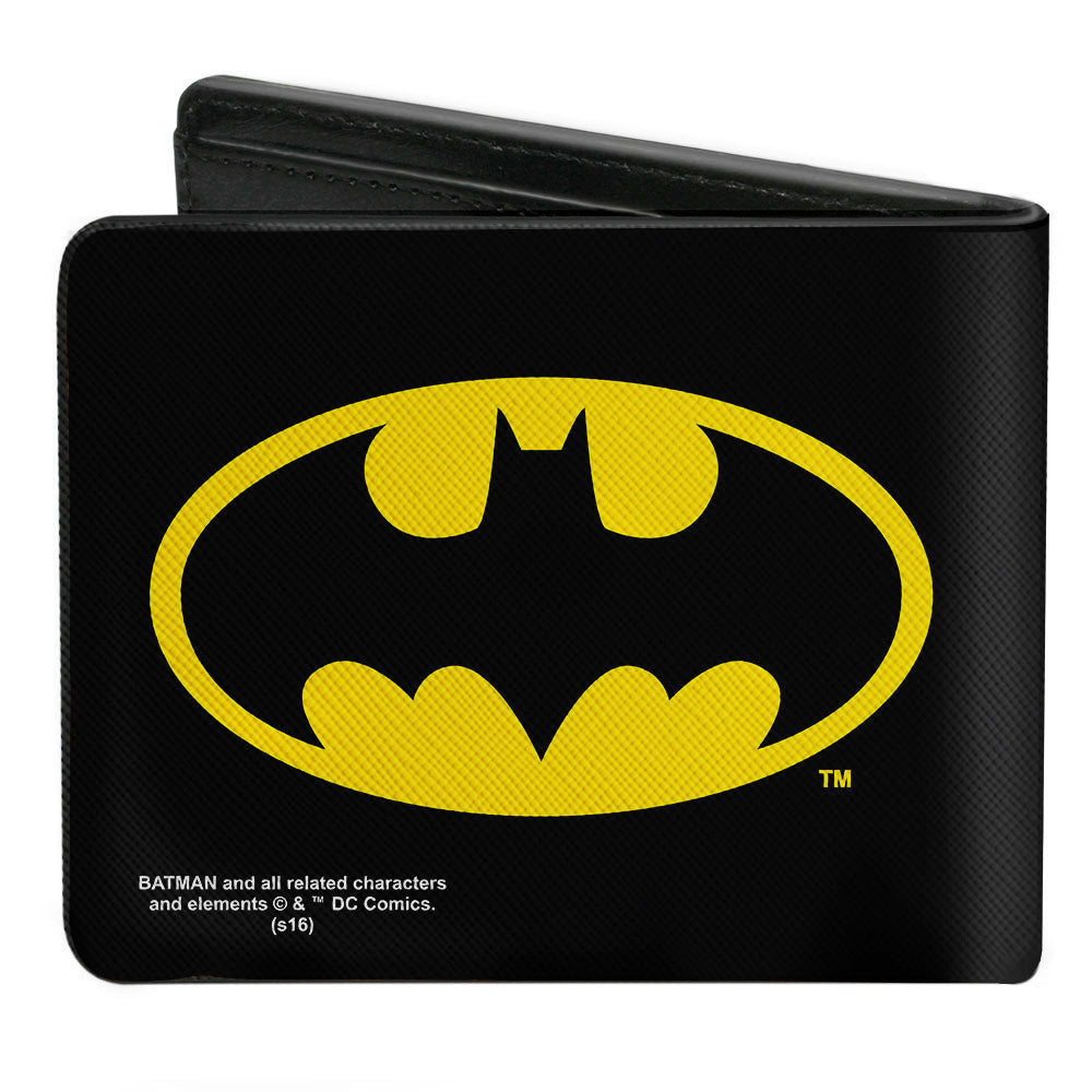 Bi-Fold Wallet - Batman Black Yellow
