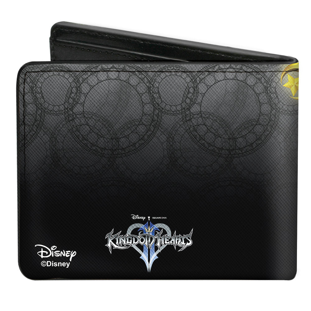 Bi-Fold Wallet - Kingdom Hearts Birth by Sleep King Mickey Star Seeker Keyblade Pose