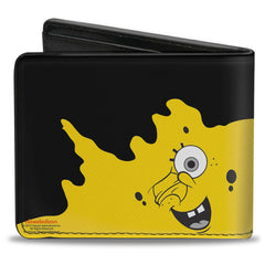 Bi-Fold Wallet - SpongeBob Paint Bucket Black Yellow