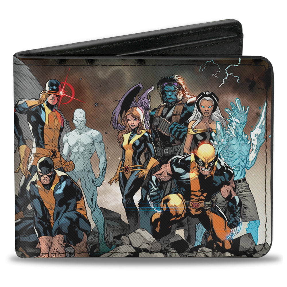 MARVEL X-MEN Bi-Fold Wallet - All-New X-Men Issue #1+2 X-MEN 14-Character Group Cover Pose Rocks