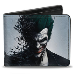 Bi-Fold Wallet - Joker Face Bats + BATMAN ARKHAM ORIGINS