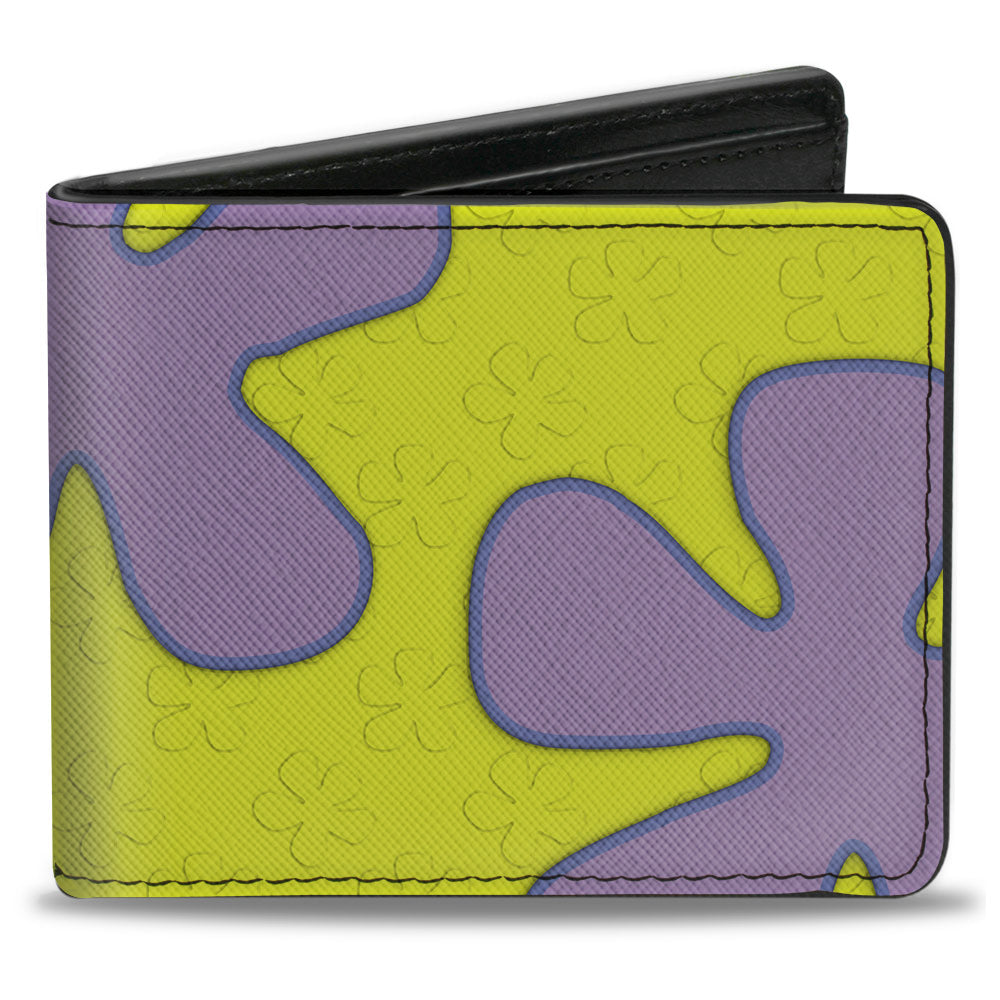 Bi-Fold Wallet - SpongeBob Flower Cloud Bounding Greens Purples