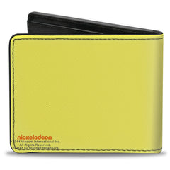 Bi-Fold Wallet - SpongeBob Face CLOSE-UP Yellows