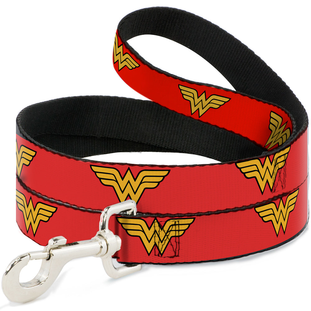 Dog Leash - Wonder Woman Logo Red