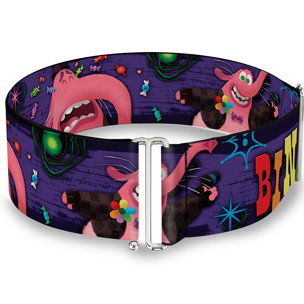 Cinch Waist Belt - BING BONG Poses Candy Purples Multi Color