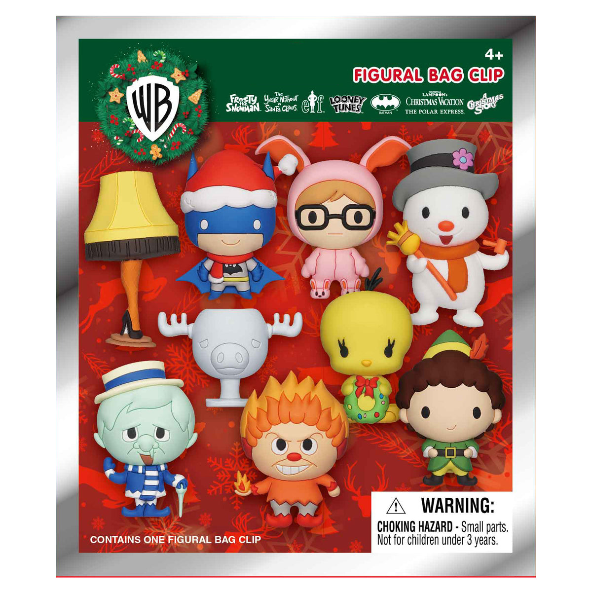 Warner Brothers Christmas Collectible 3D Bag Clip - Mystery Bag