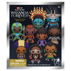 Marvel Black Panther Wakanda Forever Collectible 3D Bag Clip - Mystery Bag