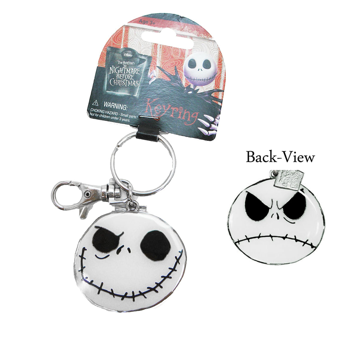 Nightmare Before Christmas Good Day Bad Day Keychain
