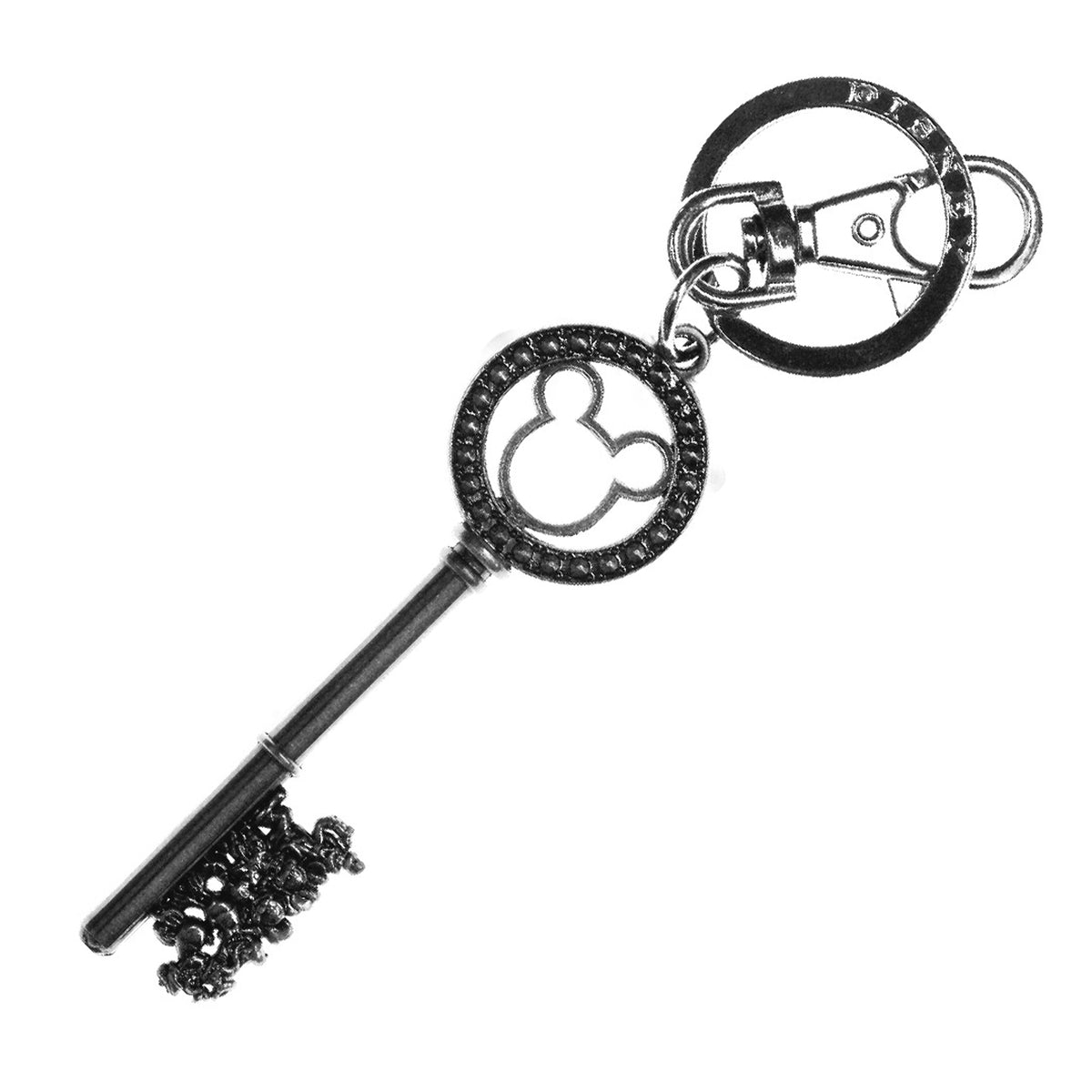 Disney Mickey Mouse and Friends Key Gunmetal Keychain