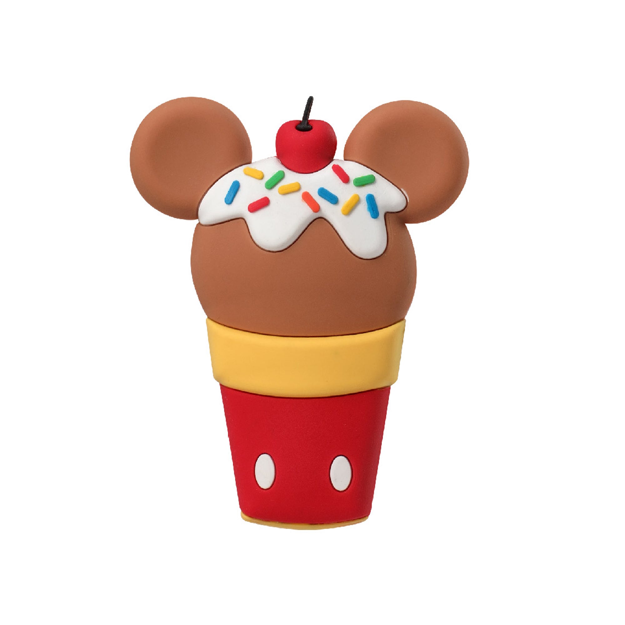 Disney Mickey Mouse Ice Cream Cone 3D Foam Magnet