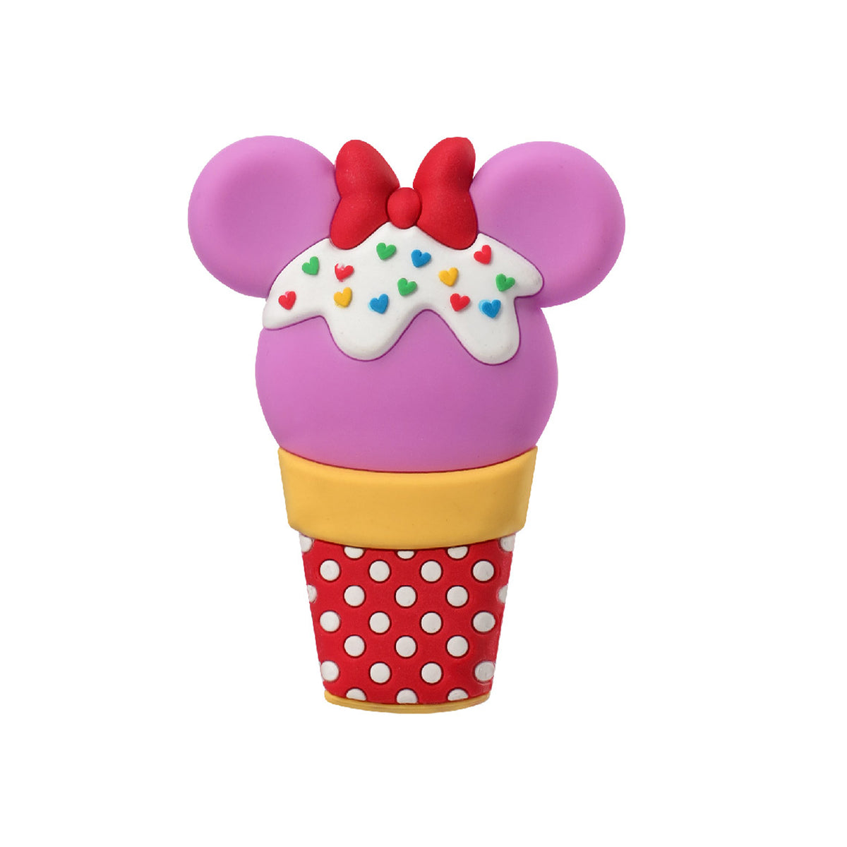 Disney Minnie Mouse Ice Cream Cone 3D Foam Magnet