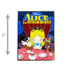 Disney Cute Movie Poster Series Alice in Wonderland 3" Collectible Pin Limited Edition 300