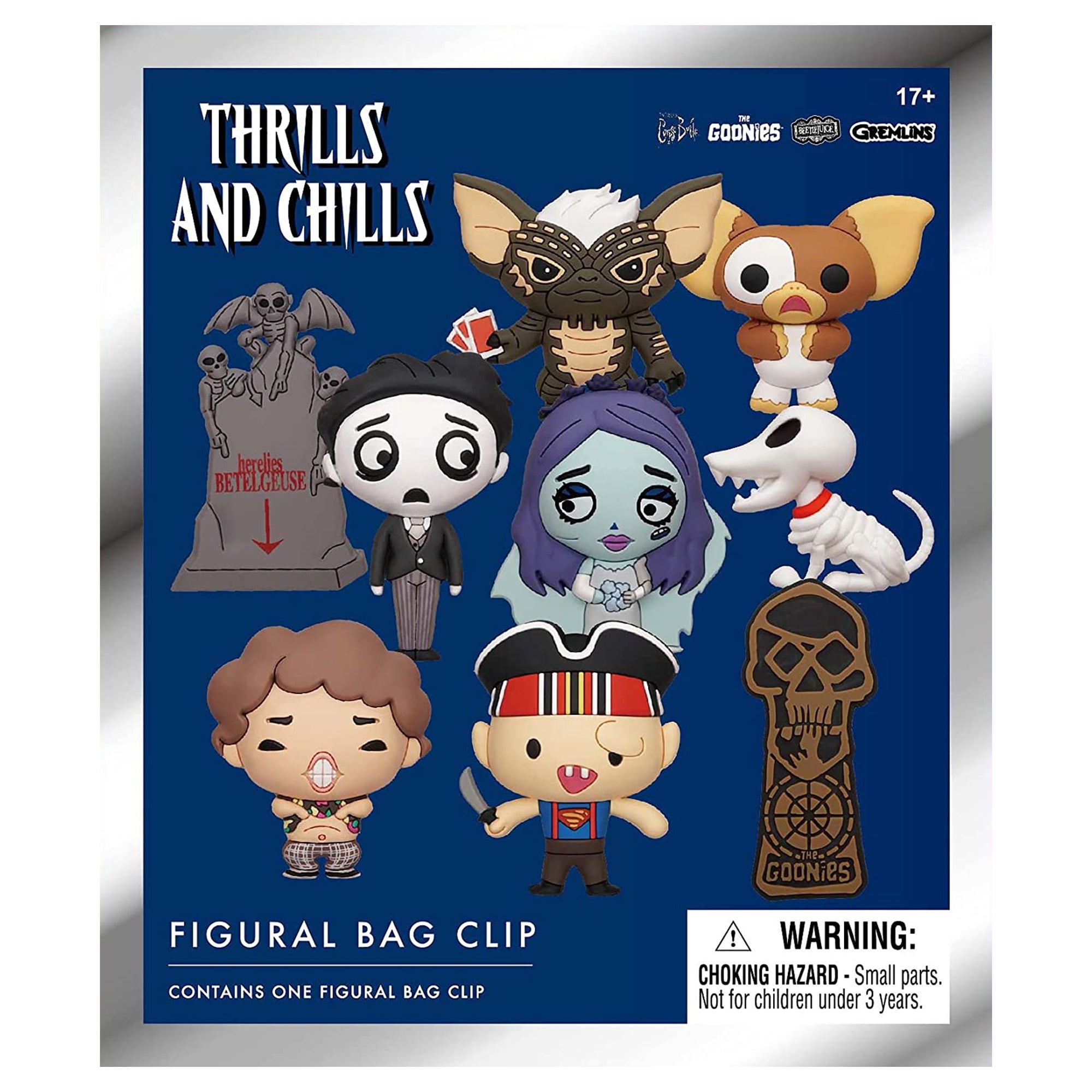 Warner Brothers Chills and Thrills Collectible 3D Bag Clip - Mystery Bag