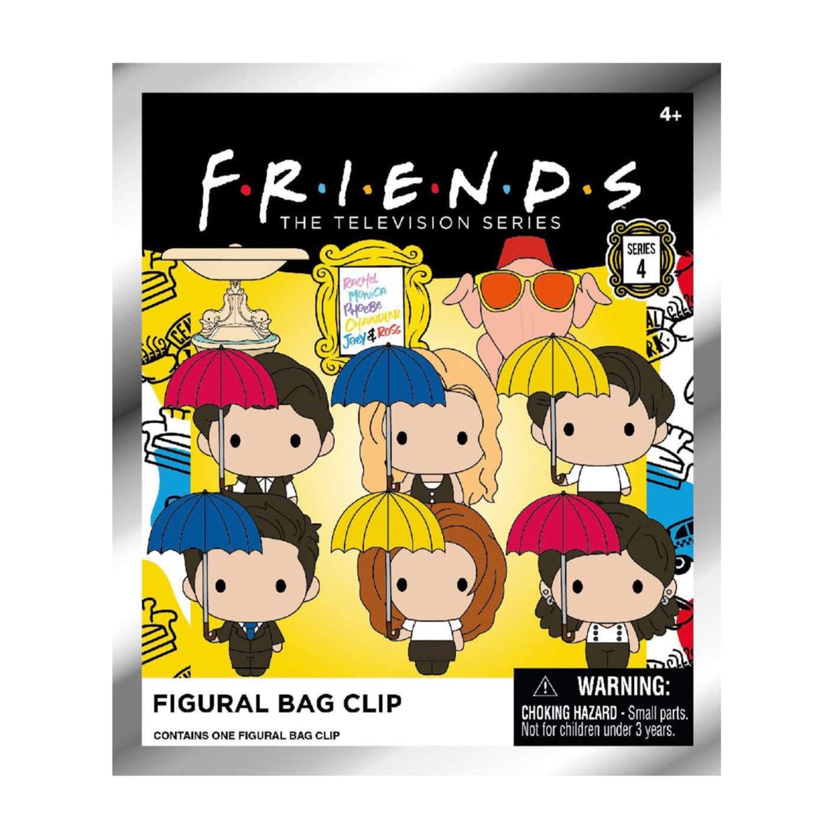 Friends Collectible 3D Bag Clip Series 4 - Mystery Bag