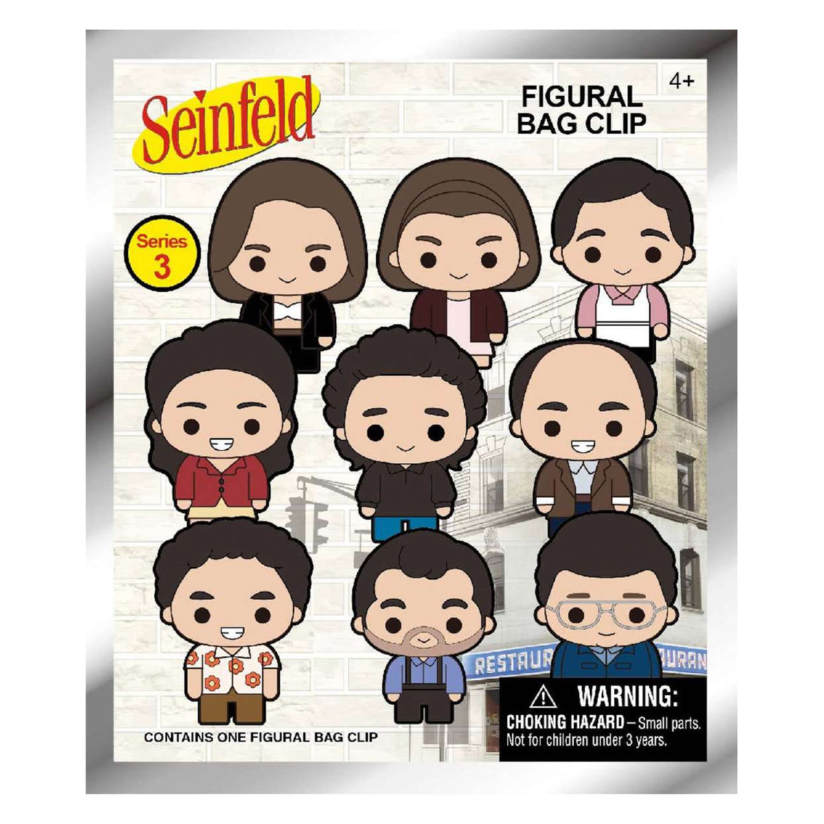 Seinfeld Collectible 3D Bag Clip Series 3 - Mystery Bag