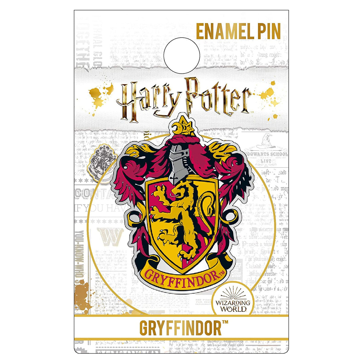 Harry Potter Gryffindor Crest Collectible Enamel Pin