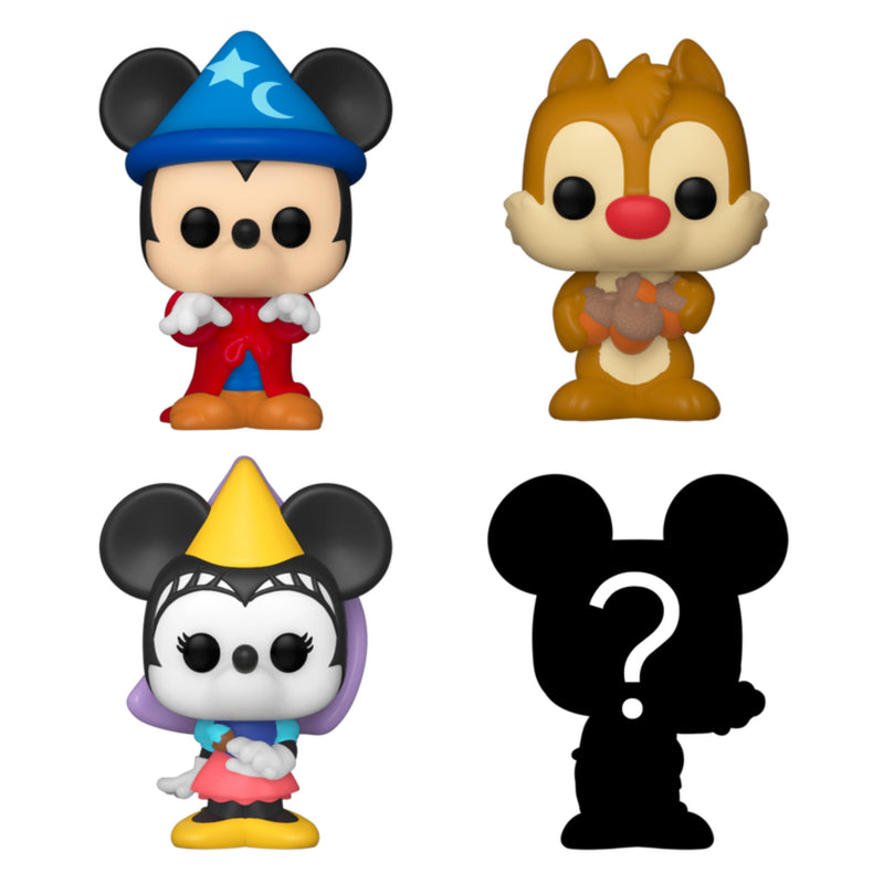 Funko Bitty POP - Disney Classics Wave 1 (Sorcerer Mickey, Dale, Princess Minnie, Mystery)