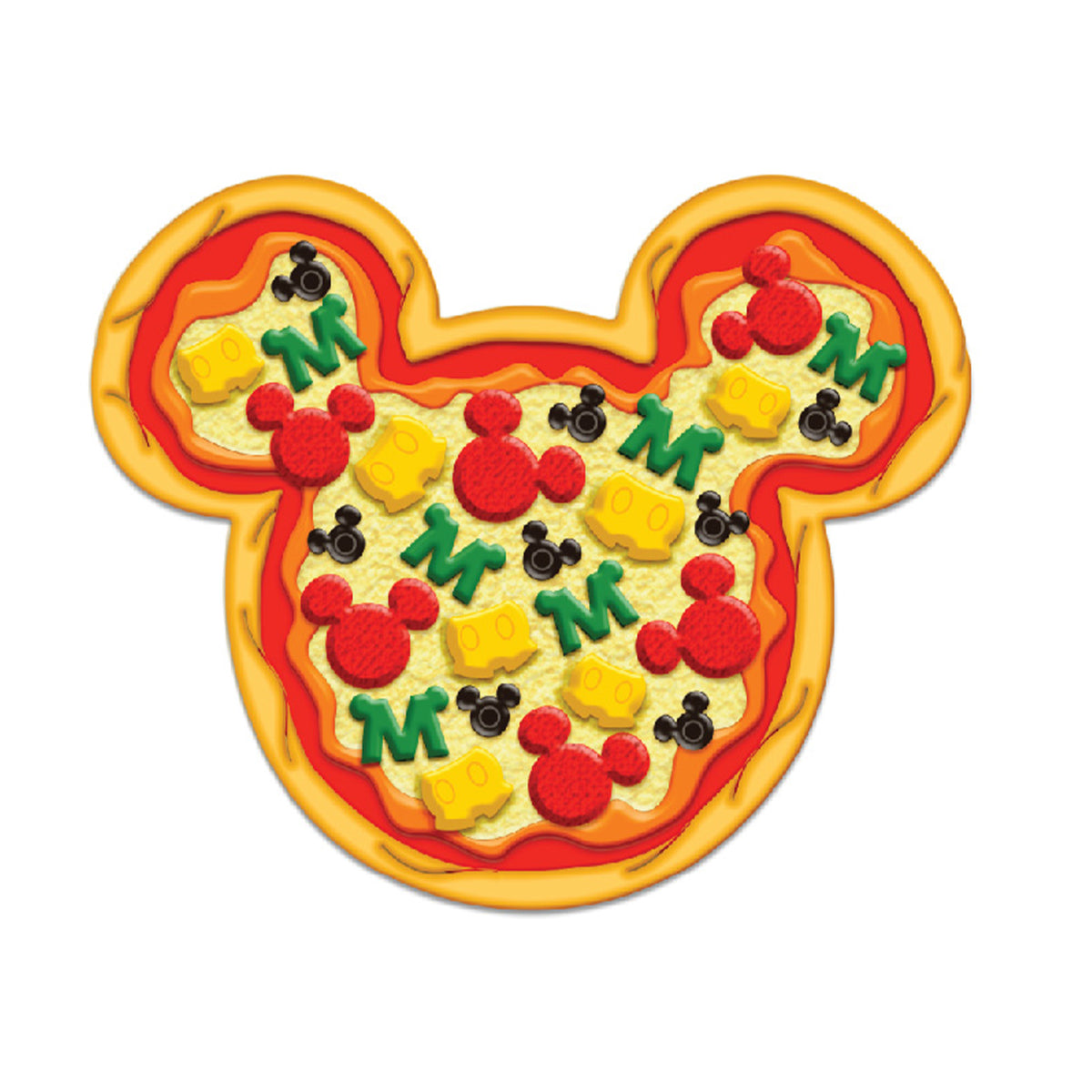 Disney Mickey Mouse Pizza 3D Foam Magnet