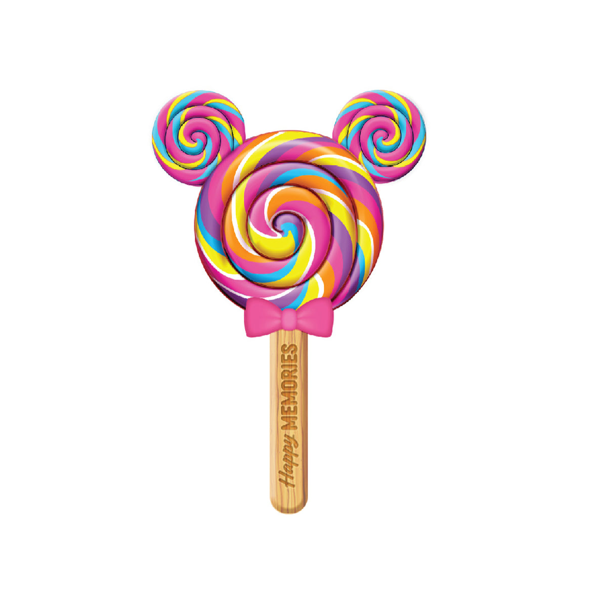 Disney Minnie Mouse Rainbow Lollipop 3D Foam Magnet
