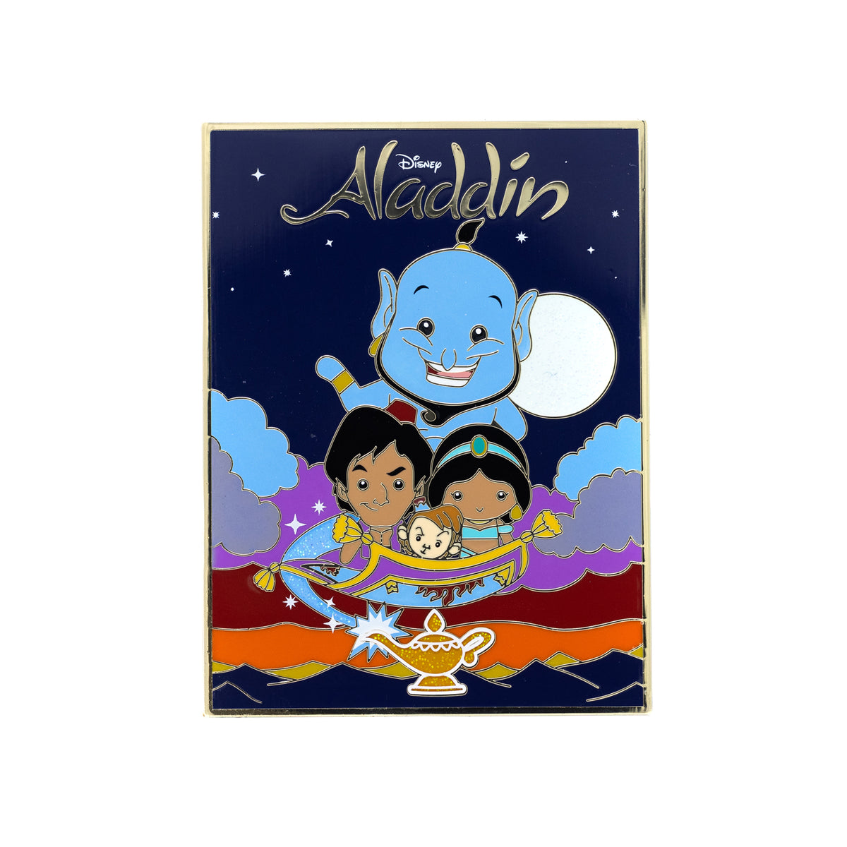Disney Cute Movie Poster Series Aladdin 3" Collectible Pin Limited Edition 300