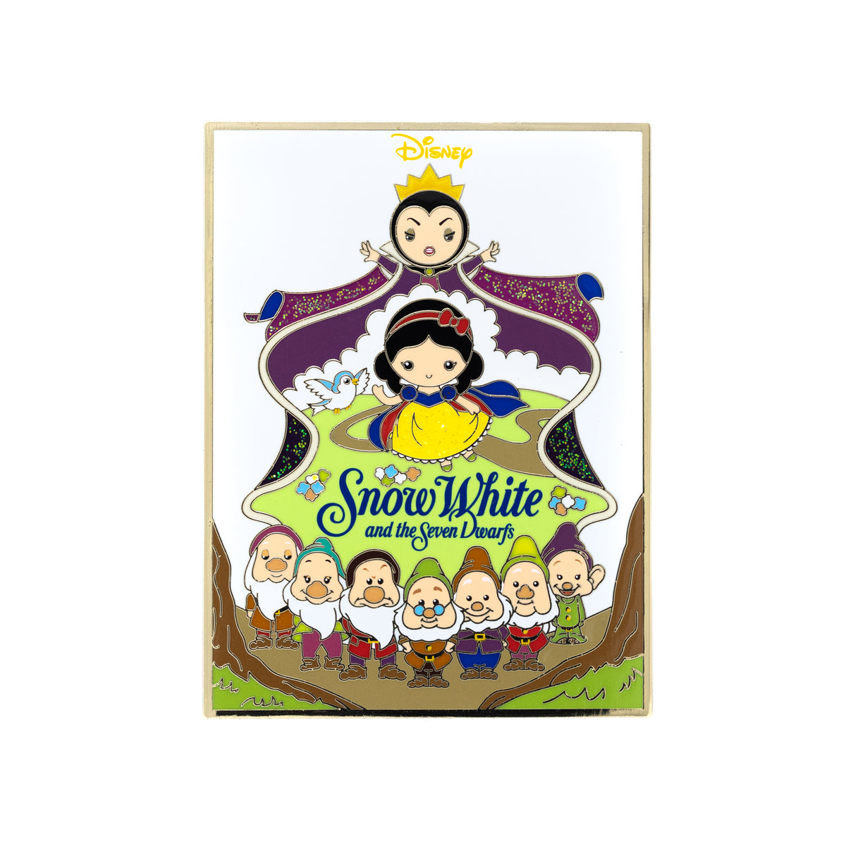 Disney Cute Movie Poster Series Snow White and the Seven Dwarfs 3" Collectible Pin Limited Edition 300