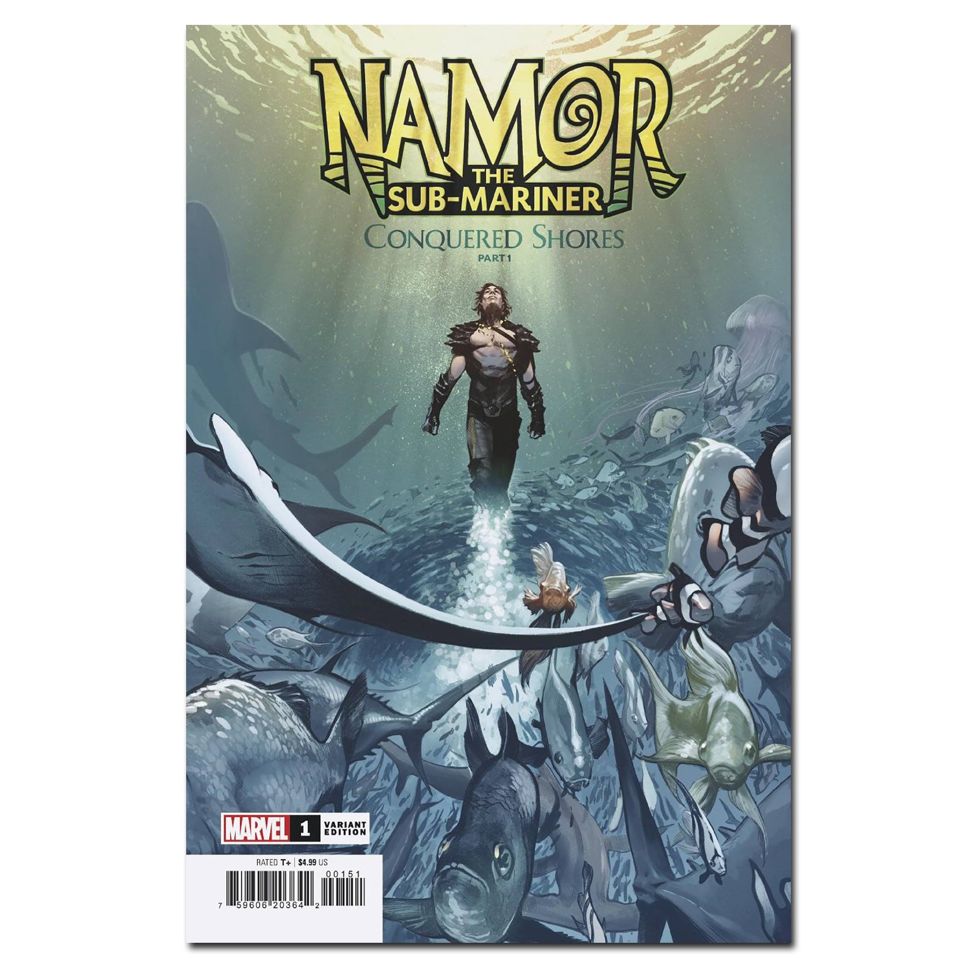 Namor Sub-Mariner Conquered Shores #1 (of 5) Cover Variant LARRAZ FINALSALE