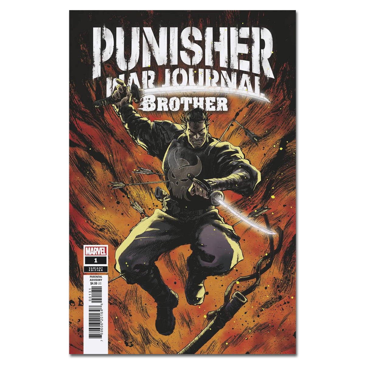 Punisher War Journal Brother #1 Cover Variant SUPERLOG FINALSALE