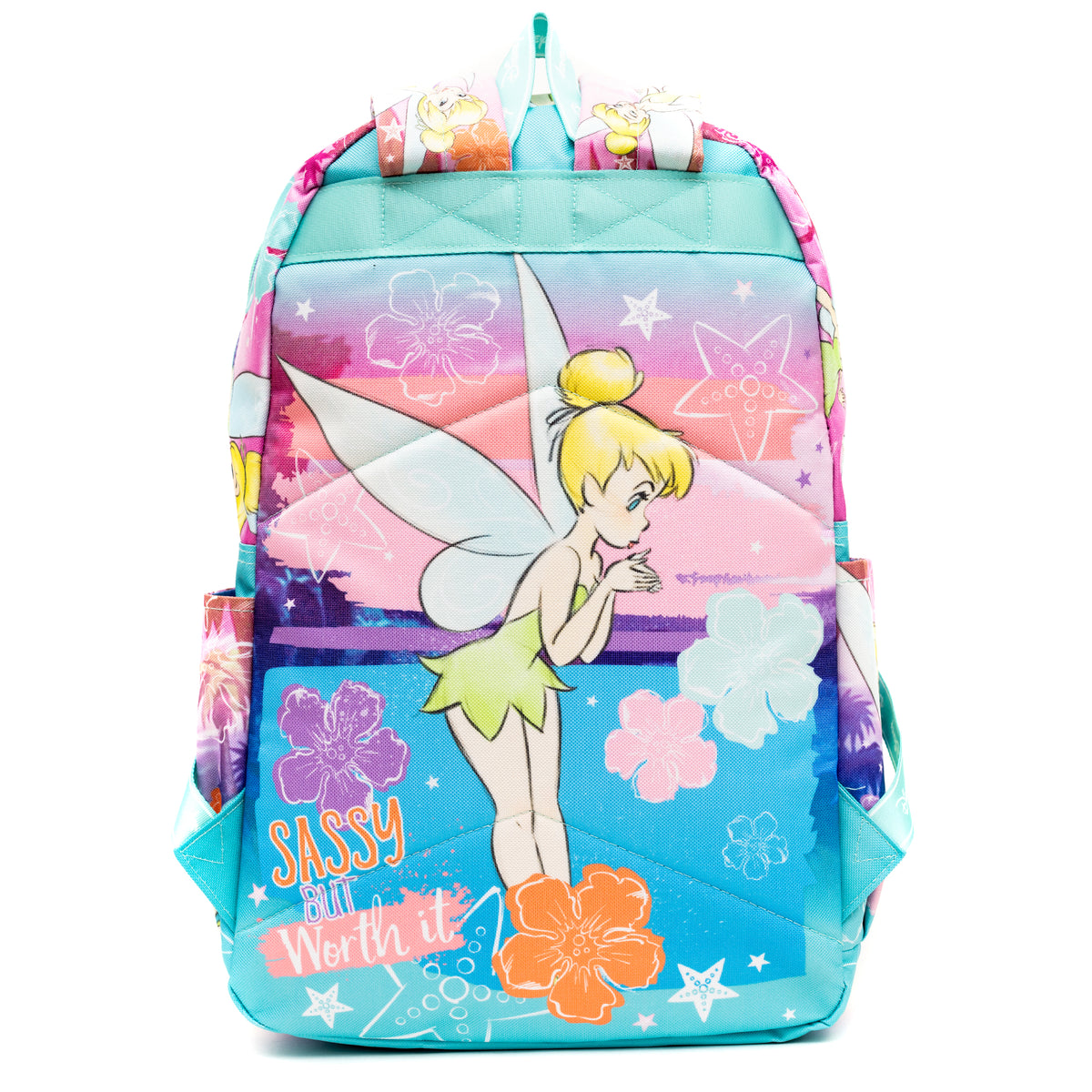 Disney Tinker Bell Never Grow Up 17&quot; Full Size Nylon Backpack