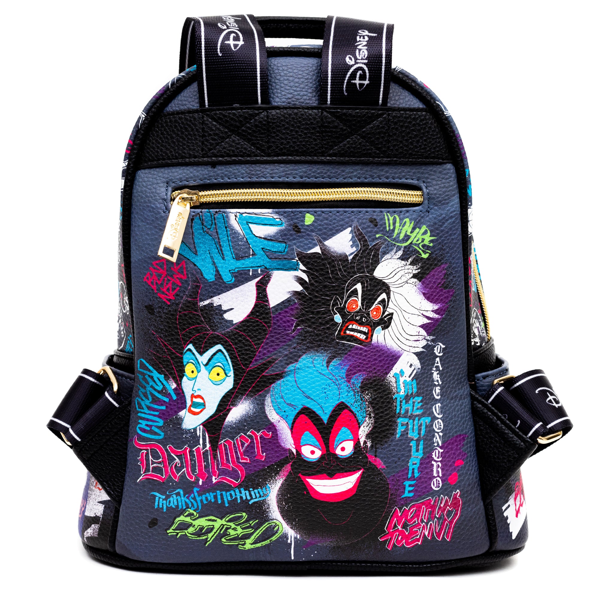 WondaPOP LUXE - Disney Villains Black Light Series Mini Backpack - Limited Edition