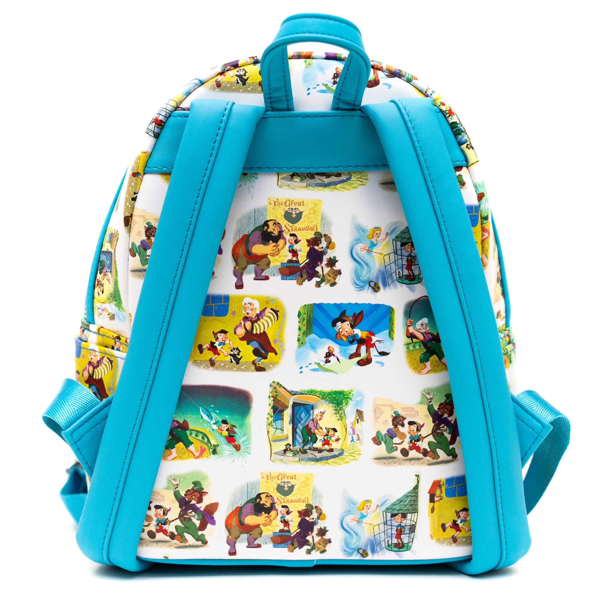 Loungefly - Disney Pinocchio Little Golden Book Scenes AOP Mini Backpack