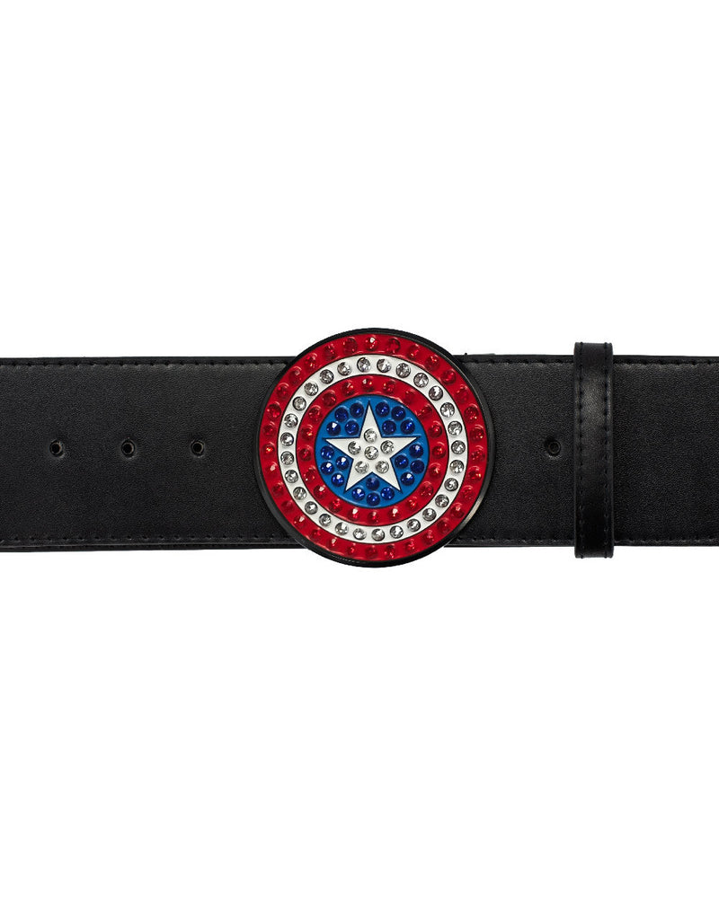 Marvel Captain America Shield with Rhinestones Cast 2.75" Belt