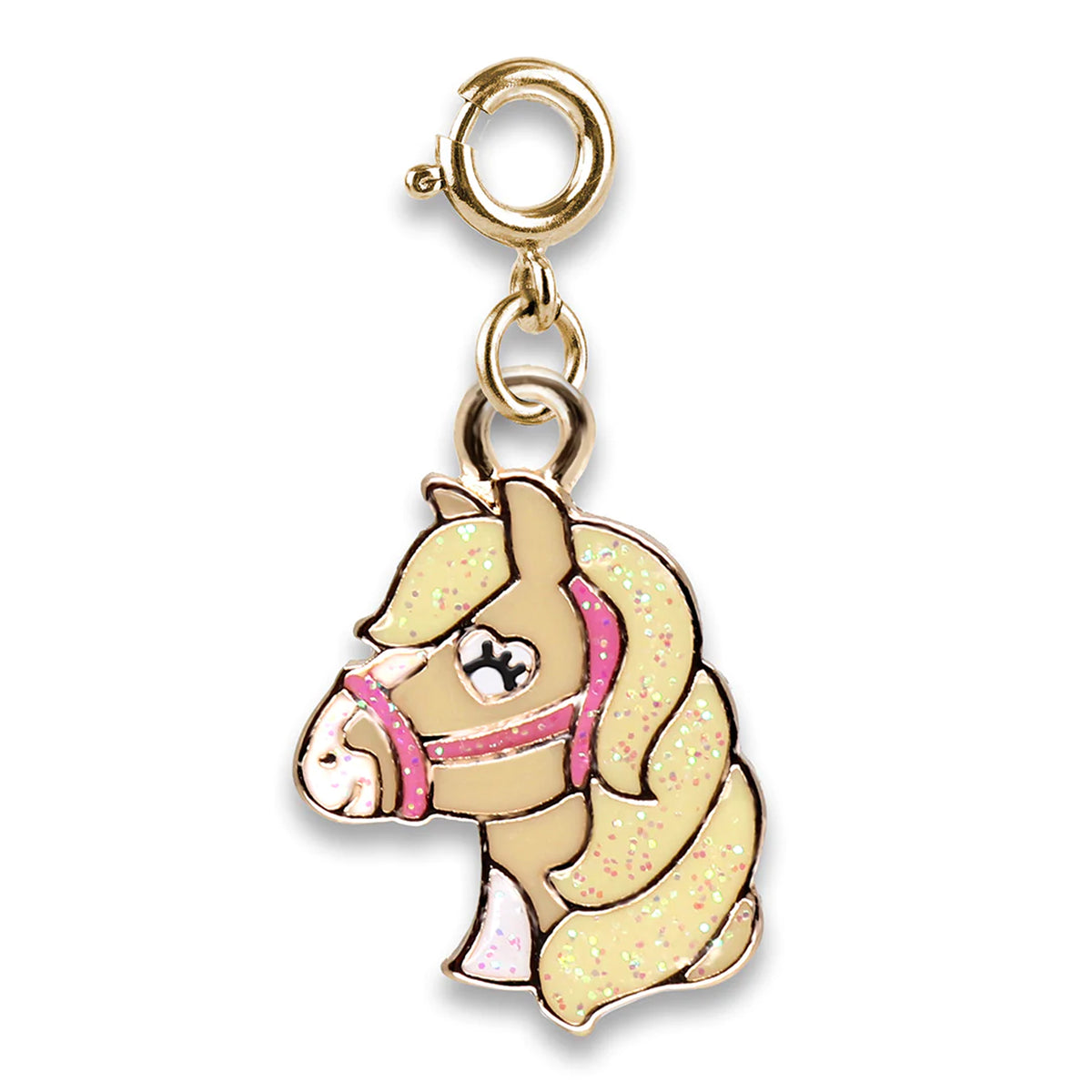 CHARM IT! - Gold Glitter Horse Charm NEW RELEASE